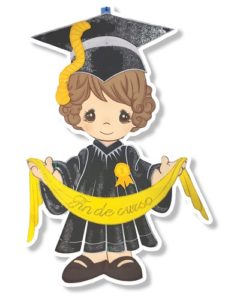 0415 *Graduados GIGANTES c/Listón* (90 cm.) NIÑA