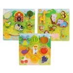 6260 *Rompecabezas d/Madera Gruesa c/9 Pcs. Escenarios* (20x20 cm.) 6 Diferentes. - Imagen 7