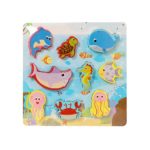 6260 *Rompecabezas d/Madera Gruesa c/9 Pcs. Escenarios* (20x20 cm.) 6 Diferentes. - Imagen 3