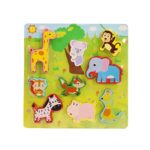 6260 *Rompecabezas d/Madera Gruesa c/9 Pcs. Escenarios* (20x20 cm.) 6 Diferentes. - Imagen 4