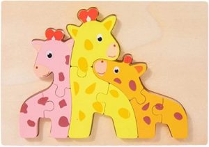 6277 *Rompecabezas d/Madera Grueso de 7 a 11 Pcs. FAMILIAS DE ANIMALITOS* (22.5x15 cm.) 8 Diferentes. - Imagen 10