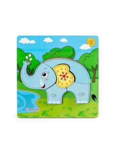 9684 *Rompecabezas GRUESO d/Madera de 4 a 6 Piezas c/Texto* (15x15 cm.) 24 Diferentes. - Imagen 2