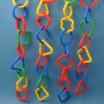 0820 *CADENA GEOMÉTRICA REDONDA en Bolsa* (28.80x29 cm.) 37 Pcs. Aprox. - Imagen 3