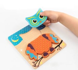 1142 *Rompecabezas Grueso d/Madera de 4 a 6 Piezas* (15x15 cm.) 11 Diferentes. - Imagen 2