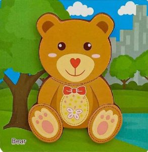 9684 *Rompecabezas GRUESO d/Madera de 4 a 6 Piezas c/Texto* (15x15 cm.) 24 Diferentes. - Imagen 2