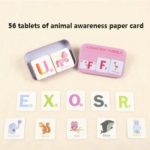 0004 *Tarjetas Cognitivas PALABRAS e/Caja Metálica* (13x8x3 cm.) 56 Fichas Dobles. - Imagen 3