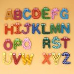 11Z58 *ABC Letras Magnéticas de Madera* (6 cm.) 26 Pcs. - Imagen 6