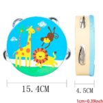 11Z50 *Pandero Grueso de Madera* (14.8x4.5 cm.) 17 Diferentes. - Imagen 4