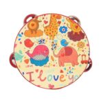 11Z50 *Pandero Grueso de Madera* (14.8x4.5 cm.) 17 Diferentes. - Imagen 6