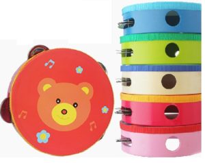 11Z50 *Pandero Grueso de Madera* (14.8x4.5 cm.) 17 Diferentes. - Imagen 3