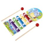 11Z74 *Xilófono de Madera 5 Notas* (20x8x1 cm.) 6 Diferentes. - Imagen 4