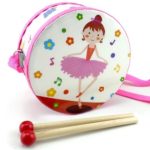 13T5 *Tambor de Madera c/Baquetas y Correa* (15x7 cm.) 10 Diferentes. - Imagen 4