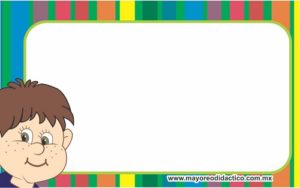 MD393 *Gafetes p/Regreso a Clases* (10.5x6.5 cm.) 20 Pcs. - Imagen 2