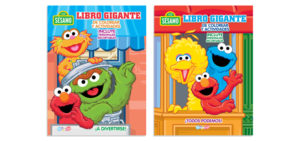 1894 *Plaza Sésamo Libro Gigante p/Colorear* (21x27 cm.) 128 Pág. 2 Diferentes. - Imagen 2