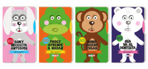 2242 *Gira y Gira Libro d/Cartón Sobre Emociones* (13x21 cm.) 8 Pág. 4 Diferentes.