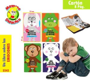 2242 *Gira y Gira Libro d/Cartón Sobre Emociones* (13x21 cm.) 8 Pág. 4 Diferentes. - Imagen 2