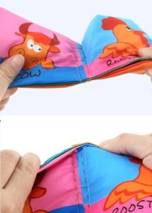 4109 *Libro de Tela* (10x11 cm.) 8 Pág. INDIVIDUAL. 6 Diferentes. - Imagen 3