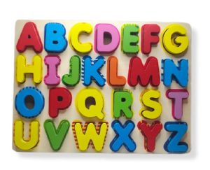 4884 *Rompecabezas de Madera Super Grueso Abecedario* (30x23 cm.) - Imagen 4