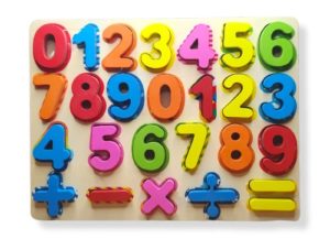 4894 *Rompecabezas de Madera Super Grueso 2 Juegos de NÚMEROS* (30x23 cm.) - Imagen 2