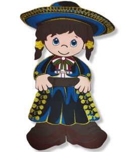 0311 *Charros JUMBO* (90 cm.) INDIVIDUAL.