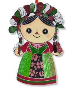 0426 *Muñeca Mexicana JUMBO* (60x90 cm.) INDIVIDUAL. - Imagen 2