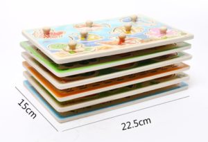 2026 *Rompecabezas c/Pijas de Madera MEDIANO* (22.5x15 cm.) 7 Diferentes. - Imagen 5