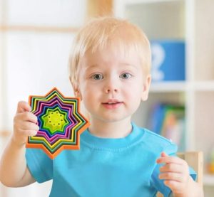 4114 *Estrella Mágica Led de Ilusión Estereoscópica* (10 cm.) INDIVIDUAL.