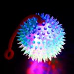 0357 *Pelota Led d/Texturas Rígidas Chillona y c/Liga* (8 cm.) 4 BI-TONO - Imagen 3