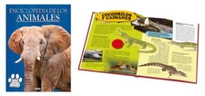 1212 *ENCICLOPEDIA DE LOS ANIMALES* (23x31 cm.) 128 Pág. PASTA DURA