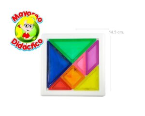 9505 *Tangram PLÁSTICO e/BASE* (14.5x14.5 cm.) - Imagen 2