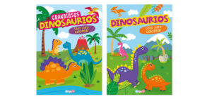 1238 *Dinosaurios p/Colorear* (20x27 cm.) 32 Pág. 2 Diferentes. - Imagen 2