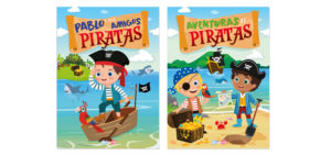 1283 *Aventuras de Piratas p/Colorear* (20x27 cm.) 32 Pág. 2 Diferentes. - Imagen 2