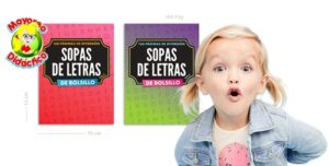 7057 *SOPA DE LETRAS de Bolsillo* (10x13 cm.) 160 Pág. 2 Diferentes. - Imagen 2