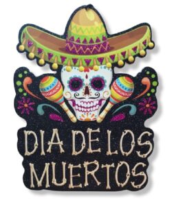 0316 *Adorno Doble Vista DIA DE MUERTOS* (40 cm.) 4 Diferentes.