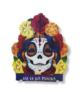 0316 *Adorno Doble Vista DIA DE MUERTOS* (40 cm.) 4 Diferentes.
