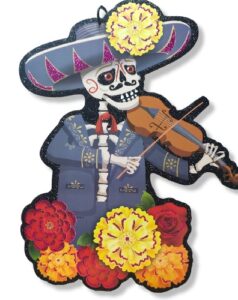 0316 *Adorno Doble Vista DIA DE MUERTOS* (40 cm.) 4 Diferentes.