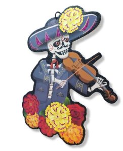 0316 *Adorno Doble Vista DIA DE MUERTOS* (40 cm.) 4 Diferentes. - Imagen 2