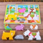 0065 *Rompecabezas d/Madera Piezas GRUESAS* (30x22.5 cm.) 15 Dif. - Imagen 10