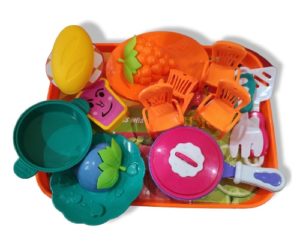 14F18 *Charola c/Accesorios Juego Simbólico* (20x27 cm.) 16 Pcs.