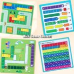 1774 *Regleta Magnética p/Jugar en Tableros* (22x26 cm.) 18 Tableros +40 Number Blocks. - Imagen 4