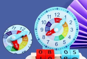 1824 *Reloj de Madera c/Blocks* (17x14x4 cm.) 6 Pcs. - Imagen 4