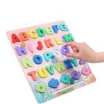 1864 *Rompecabezas-Pintaron p/Asociar Letras y Números +Pesca* (30x30 cm.) 2 Diferentes. - Imagen 3