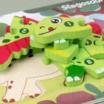 2024 *Rompecabezas GRUESO Dinos d/Números al 10* (22.5x15 cm.) 8 Diferentes. - Imagen 7