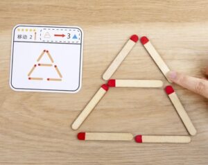 2074 *PALITOS CREATIVOS Matchstick* (18x12 cm.) 20 Palitos +30 Tarjetas Dobles. - Imagen 4