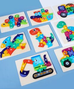 2494 *Rompecabezas GRUESO 10 PIEZAS* (21.5x10 cm.) 15 Diferentes. - Imagen 2