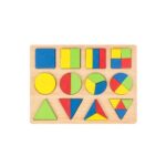 2534 *Tablero de Fracciones Geométricas de 12 Figuras* (30x22.5 cm.) - Imagen 3