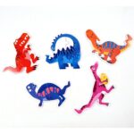 2754 *Caja c/5 Rompecabezas de 3 a 5 Pizas Reversos Numérico* (14x12 cm.) 5 Diferentes. - Imagen 5