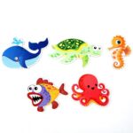 2754 *Caja c/5 Rompecabezas de 3 a 5 Pizas Reversos Numérico* (14x12 cm.) 5 Diferentes. - Imagen 6