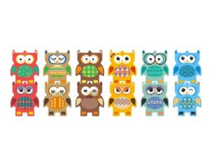 3614 *Buhitos d/Madera Apilables* (25x22 cm.) 12 Pcs. - Imagen 3