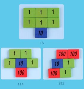 3634 *Stamp Game Montessori-Valor Posicional* (30x22.3x4 cm.) - Imagen 7